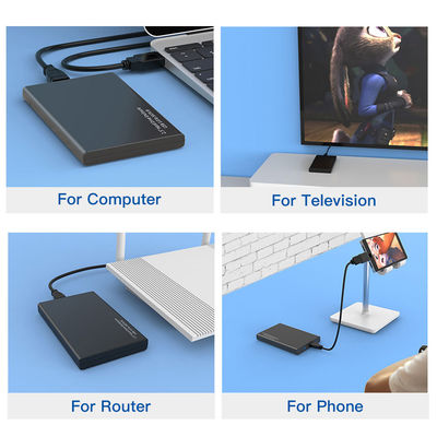 डेटा बैकअप के लिए हल्के एसएसडी बाहरी हार्ड ड्राइव 128GB से 4TB हाई स्पीड